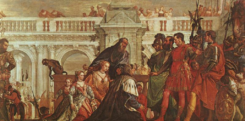  Paolo  Veronese The Family of Darius before Alexander oil painting image